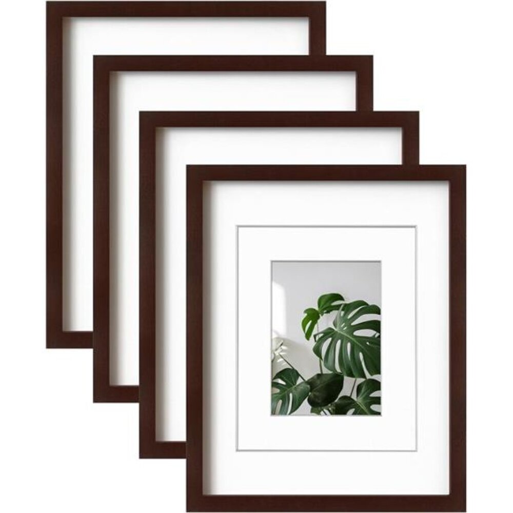 New 11x14 Picture Frames Made of Solid Wood with Plexiglass, Display